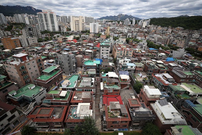 서울 강북구 번동 내 '모아타운' 시범 사업으로 선정된 주거지 모습. (사진/뉴시스)
